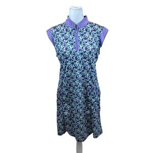 Bermuda Sands Daphne Plum Golf Dress women’s Size Small Sleeveless